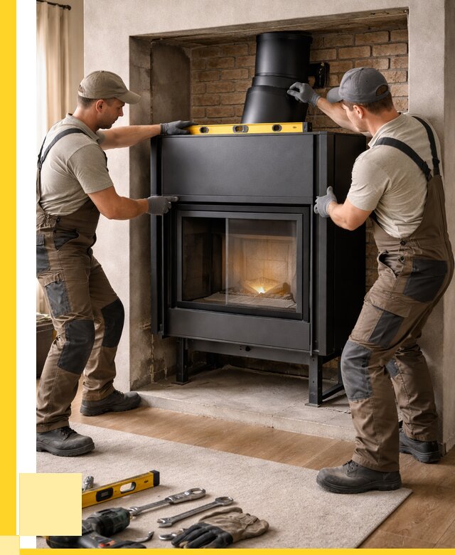 Установка каминных топок в Владивостоке под ключ от 18299 р. | ЭриданВлд