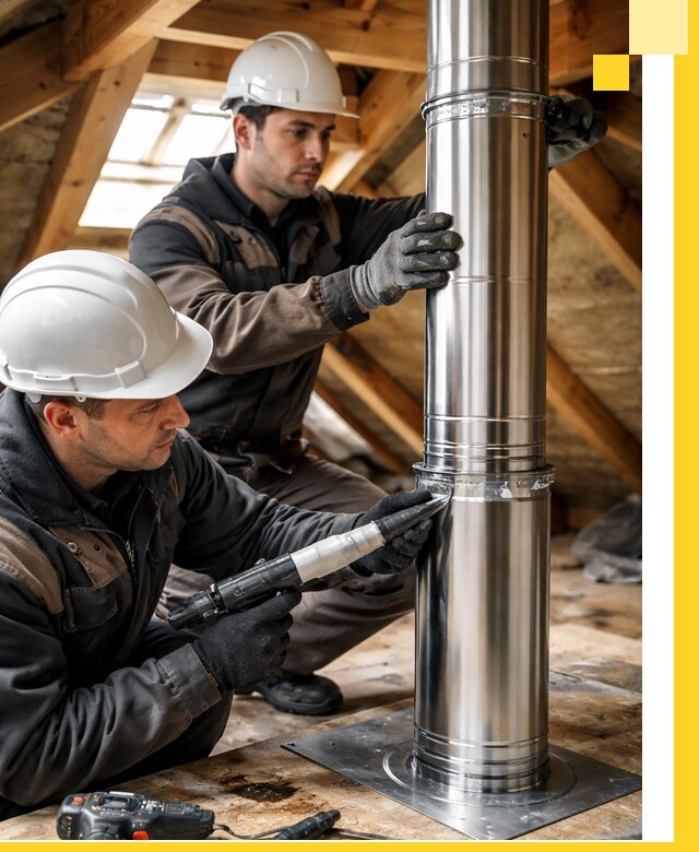 Монтаж дымоходов для каминов в Владивостоке с гарантией качества