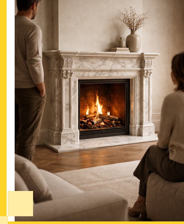 Мраморные камины под ключ в Владивостоке от 254150 р. | ЭриданВлд