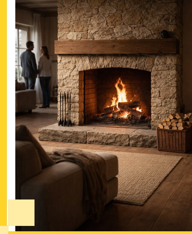 Открытые камины под ключ в Владивостоке от 152490 р. ЭриданВлд