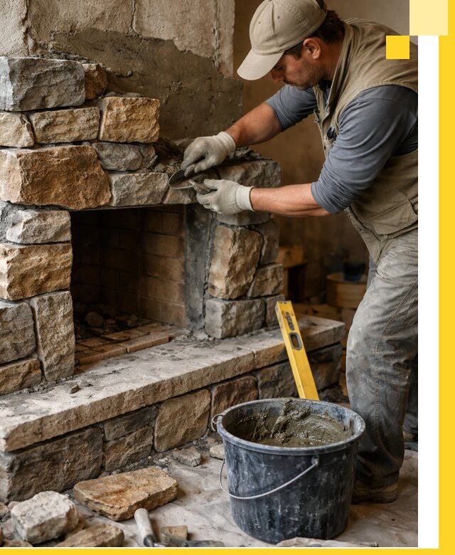 Изготовление и установка каменных каминов под ключ в Владивостоке