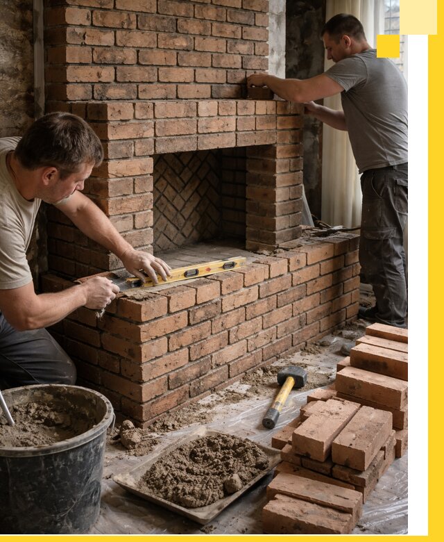 Изготовление и установка кирпичных каминов в Владивостоке