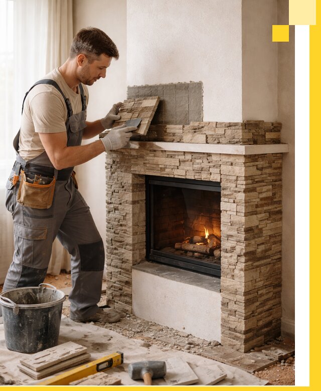 Изготовление и монтаж каминов для дома под ключ в Владивостоке