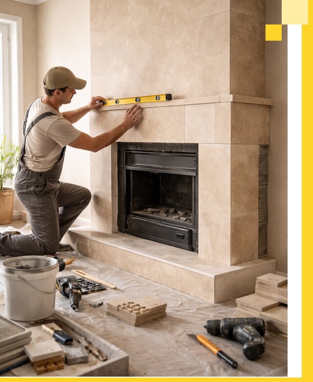 Установка и монтаж каминов в частном доме под ключ в Владивостоке