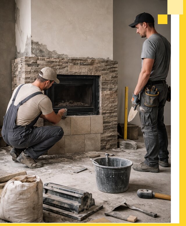 Камины под ключ в Владивостоке: проект, изготовление и монтаж