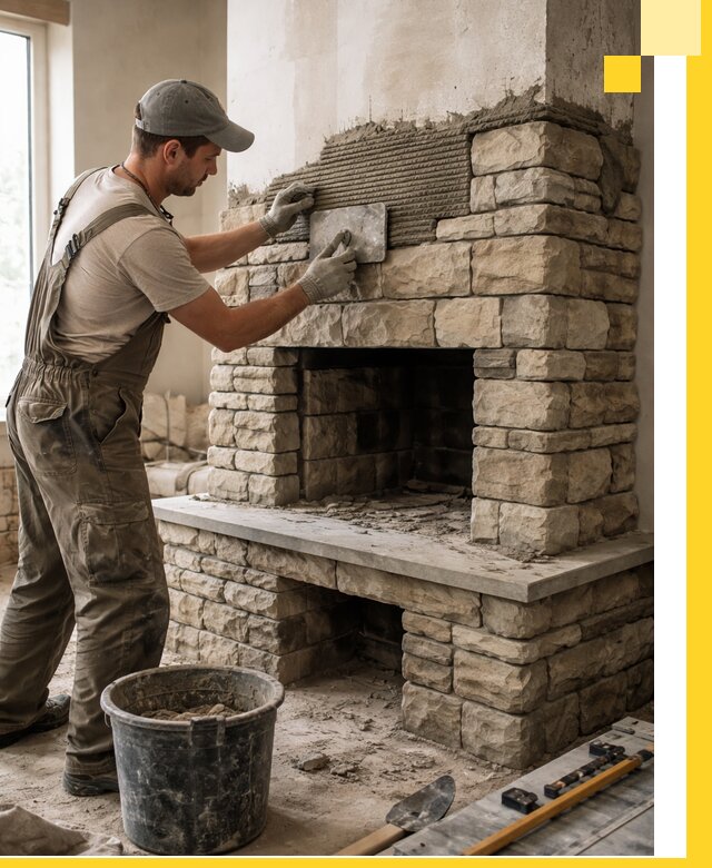 Строительство каминов под ключ в Владивостоке от проектирования до монтажа