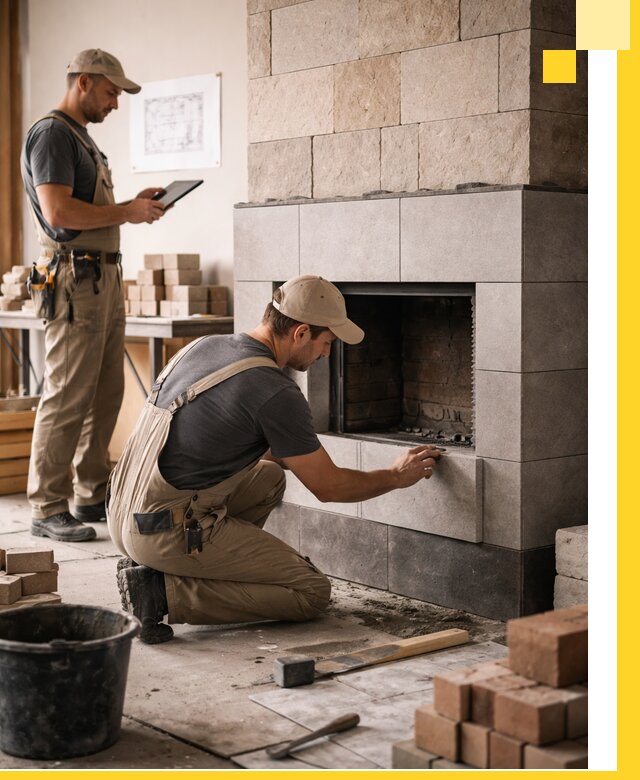 Индивидуальные проекты каминов и каминных систем в Владивостоке