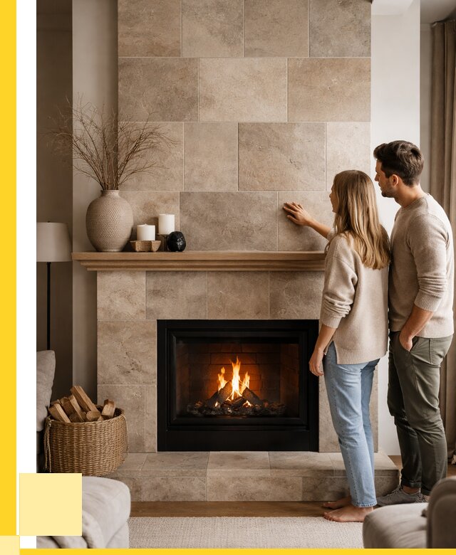 Облицовка каминов керамогранитом в Владивостоке от 4575 р. | ЭриданВлд