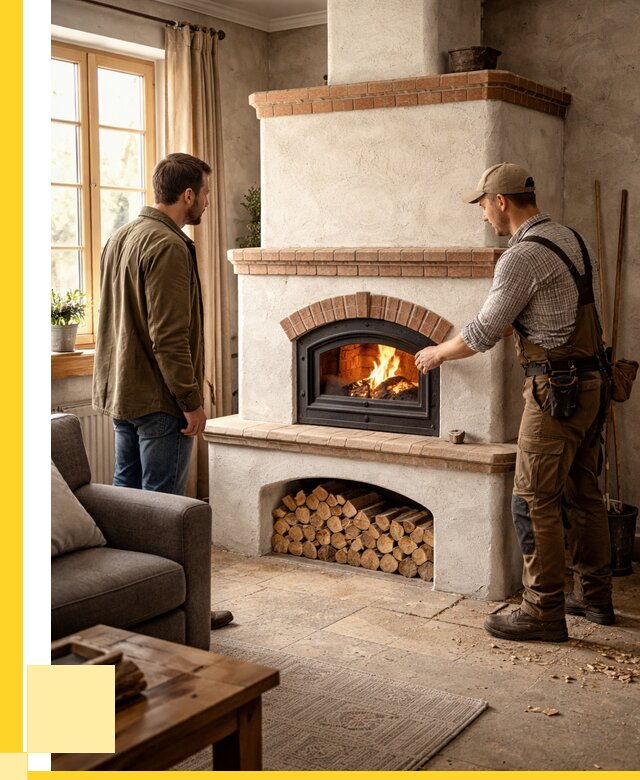 Печи камины в Владивостоке: кирпичные, изразцовые от 60996 р. | ЭриданВлд