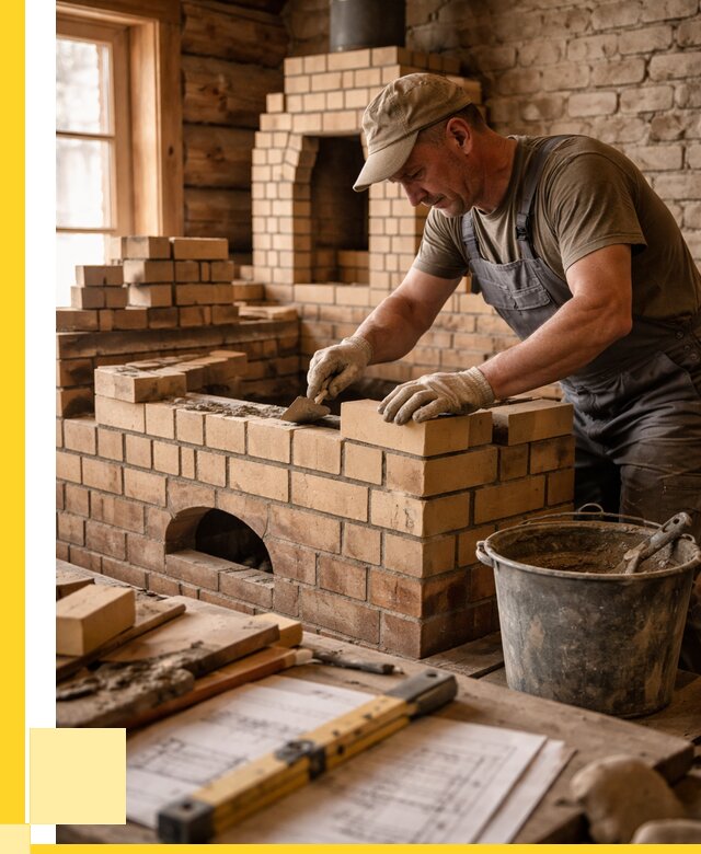 Кладка печей из кирпича в Владивостоке цены от 30498 р. - ЭриданВлд