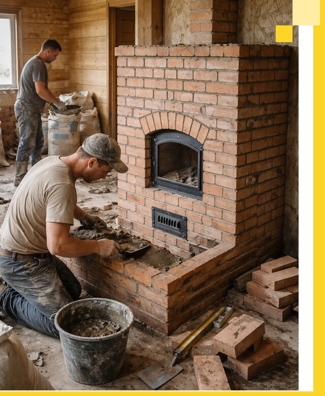 Профессиональное строительство печей в Владивостоке под ключ