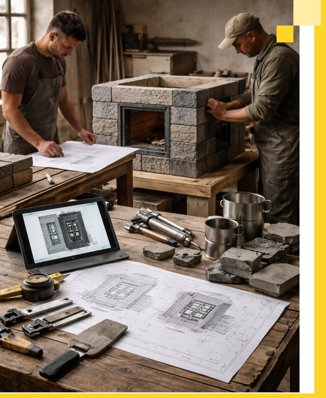 Разработка проектов печей с согласованием и монтажом в Владивостоке