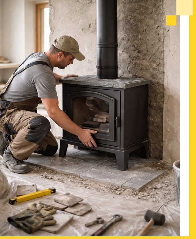 Профессиональный монтаж печей и каминов в Владивостоке под ключ