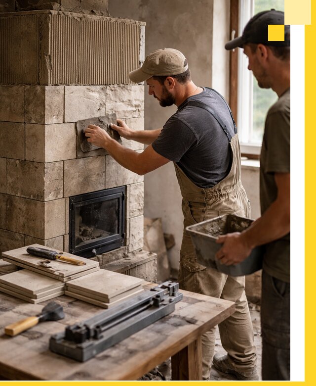 Профессиональная облицовка печей в Владивостоке: керамика и камень