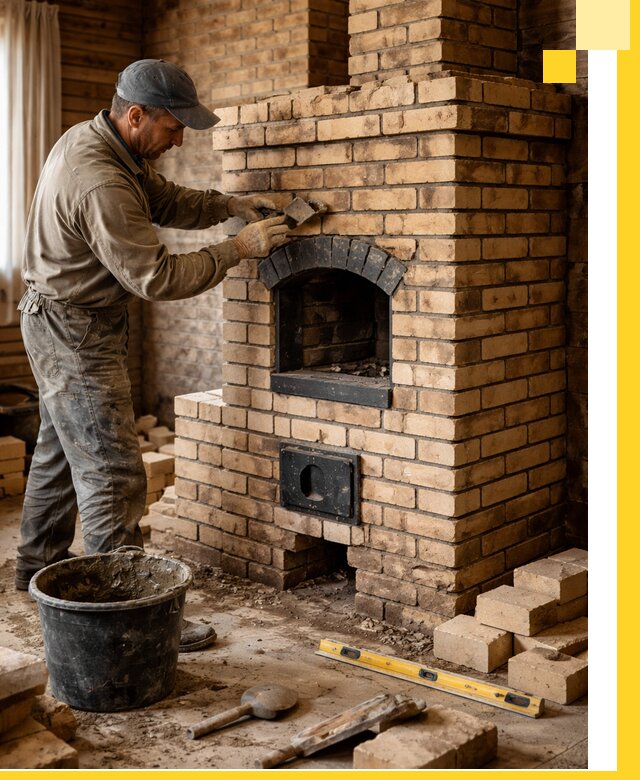 Кирпичные печи под ключ в Владивостоке: проектирование и кладка