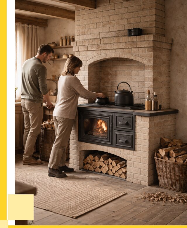 Печи с плитой в Владивостоке от 45747 р. | ЭриданВлд — кирпичная печь