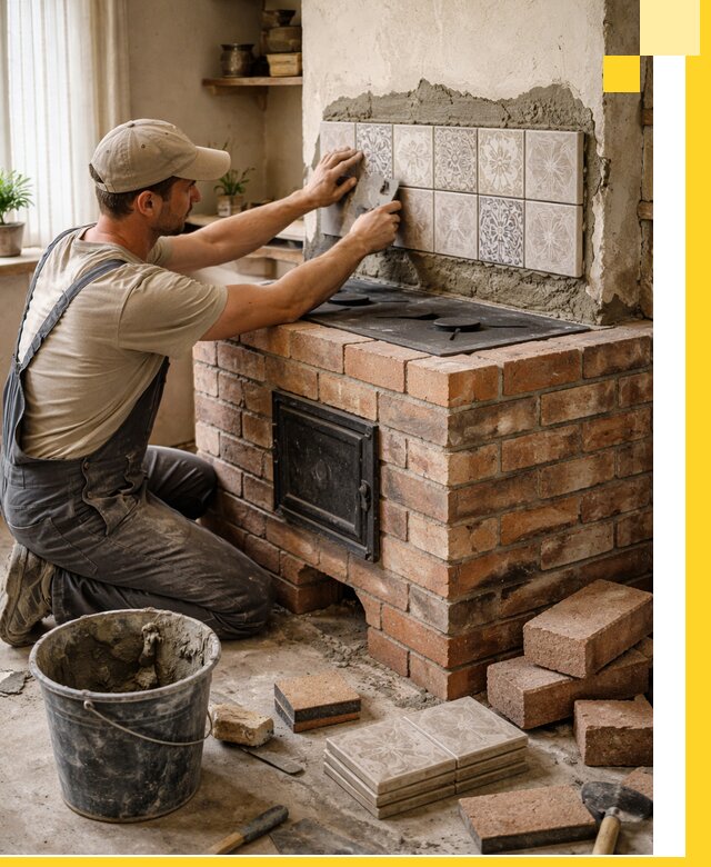 Печи с плитой на заказ монтаж гарантия и сервис в Владивостоке