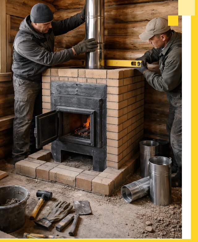 Проектирование, изготовление и установка банных печей в Владивостоке