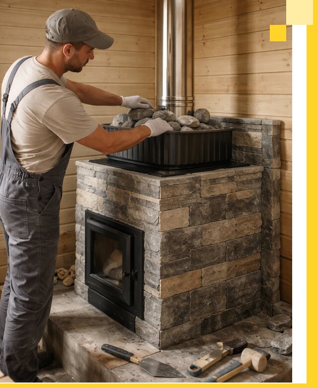 Печи для парной в Владивостоке, производство, монтаж и обслуживание