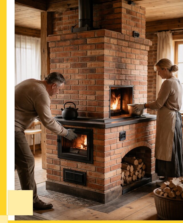 Печи для загородного дома под ключ в Владивостоке от 81328 р. | ЭриданВлд