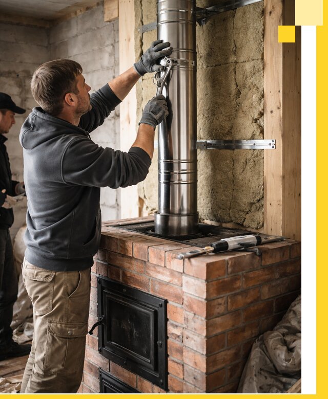 Изготовление и монтаж печей и дымоходов под ключ в Владивостоке