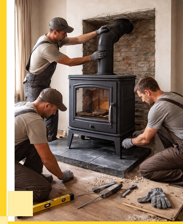 Монтаж печи камина в частном доме в Владивостоке от 25415 р. | ЭриданВлд