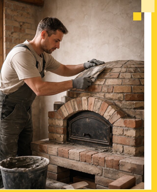 Изготовление и монтаж помпейских печей на заказ в Владивостоке