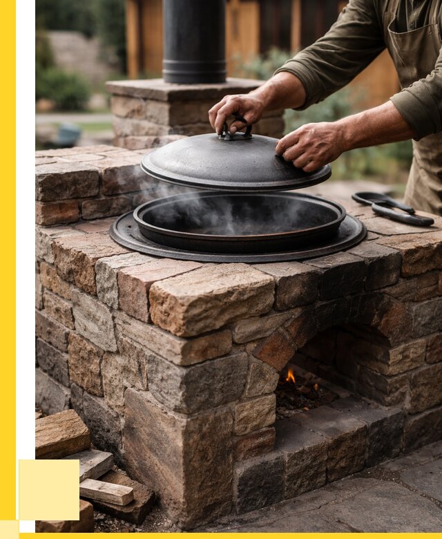 Печи для казана в Владивостоке по цене от 18299 р. | ЭриданВлд