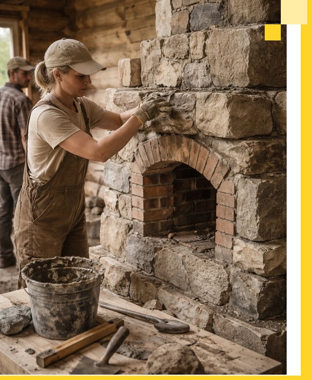 Каменные печи на заказ и монтаж в Владивостоке, долговечные решения