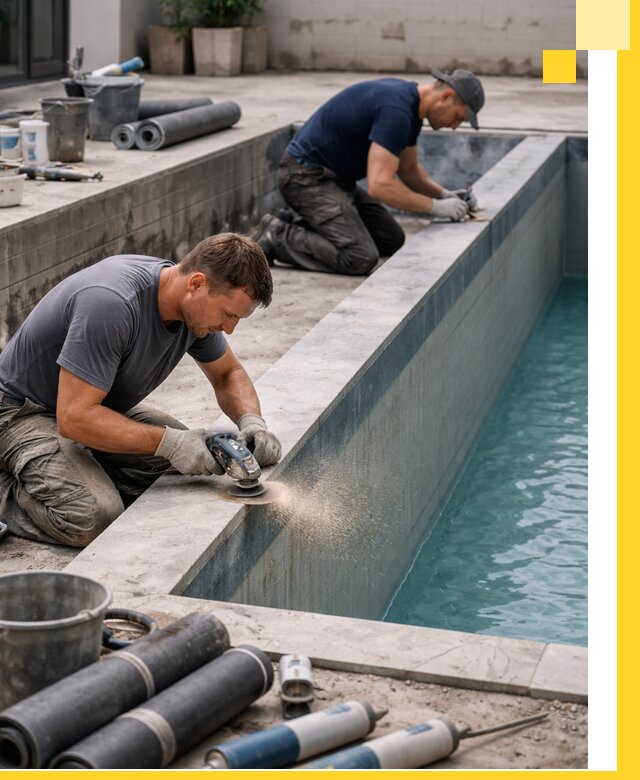 Профессиональный ремонт бассейнов под ключ в Владивостоке