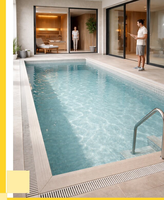 Отделка бассейна пленкой ПВХ в Владивостоке от 3558 р. - ЭриданВлд