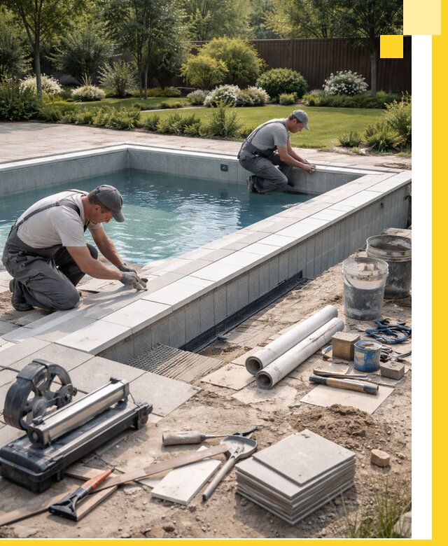 Строительство открытых бассейнов под ключ в Владивостоке профессионально