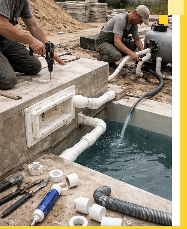 Строительство скиммерных бассейнов под ключ в Владивостоке