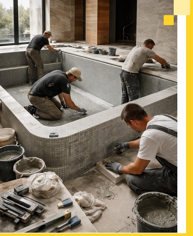 Строительство и установка СПА бассейнов под ключ в Владивостоке