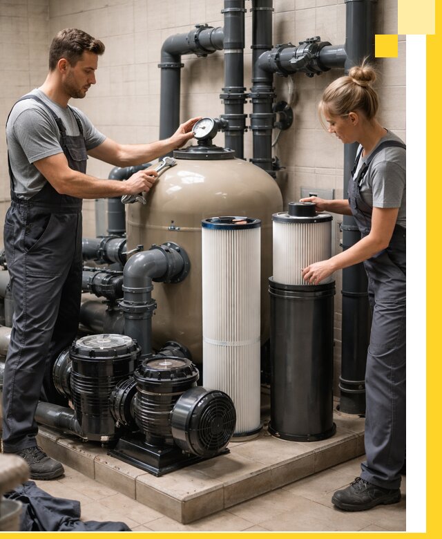 Фильтры и системы фильтрации для бассейнов в Владивостоке