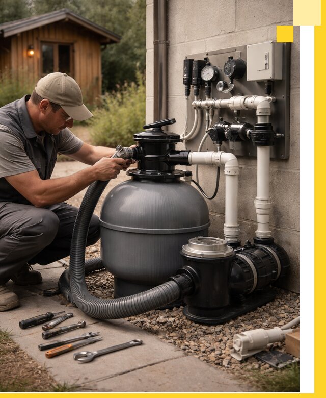 Продажа и монтаж фильтров и насосов для бассейнов в Владивостоке