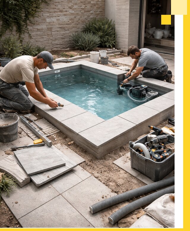 Мини бассейны под ключ в Владивостоке, дизайн и установка