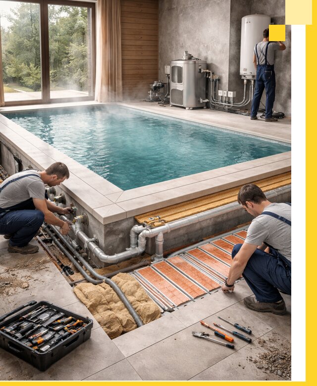 Проектирование и строительство тёплых бассейнов в Владивостоке