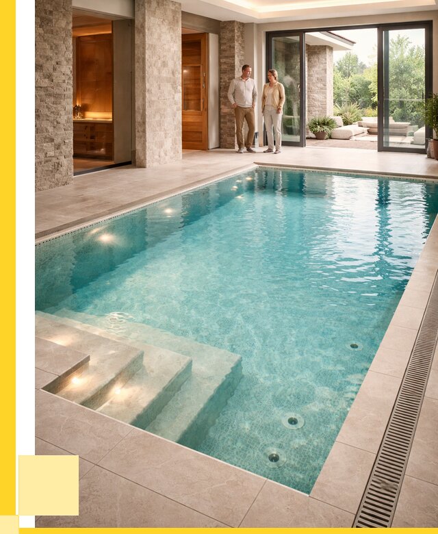 Бассейн во дворе в Владивостоке: проект, отделка от 1219920 р. | ЭриданВлд