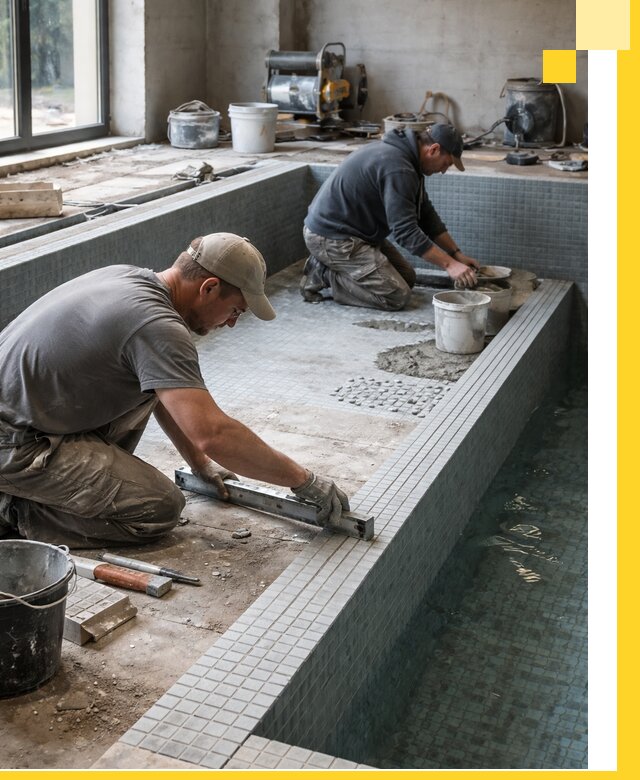 Строительство бассейна в частном доме в Владивостоке под ключ