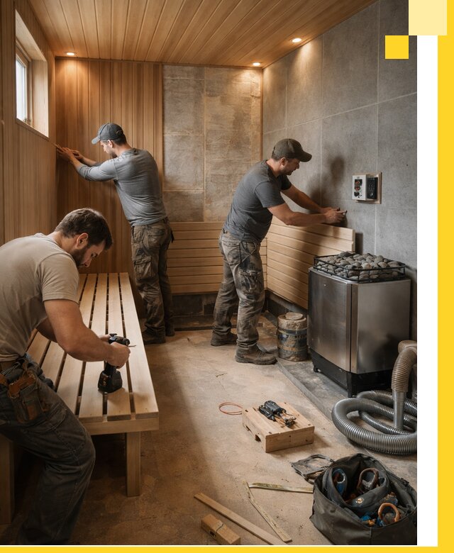 Сауны под ключ в Владивостоке, проектирование, строительство, отделка