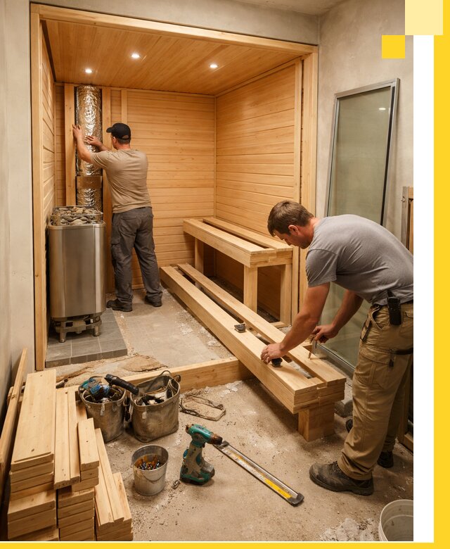 Проектирование и установка домашних саун под ключ в Владивостоке