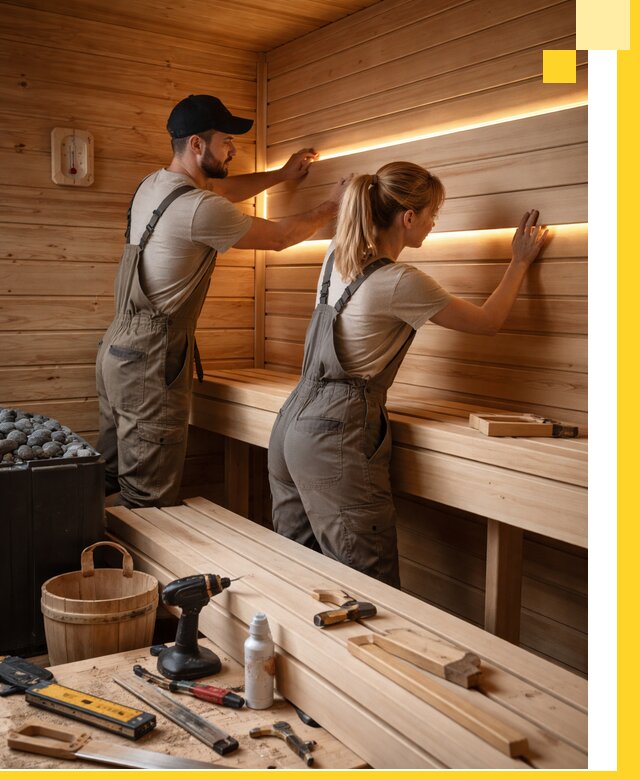 Дизайн саун и бань под ключ с индивидуальным проектом в Владивостоке