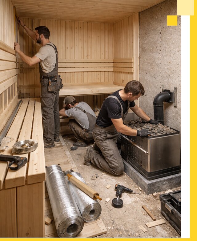 Индивидуальные сауны на заказ в Владивостоке под ключ, проект и монтаж