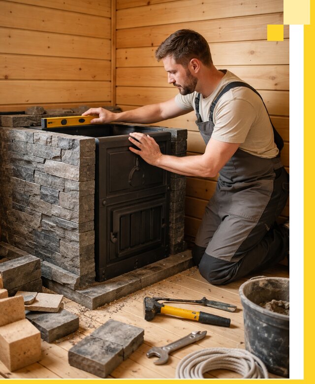 Производство и установка печей для саун под ключ в Владивостоке