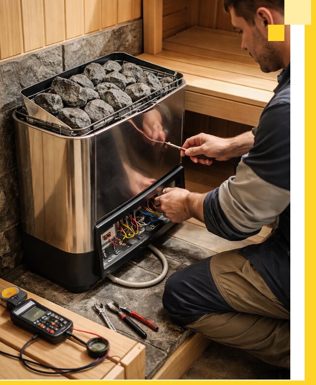 Продажа и установка электрокаменок для саун в Владивостоке