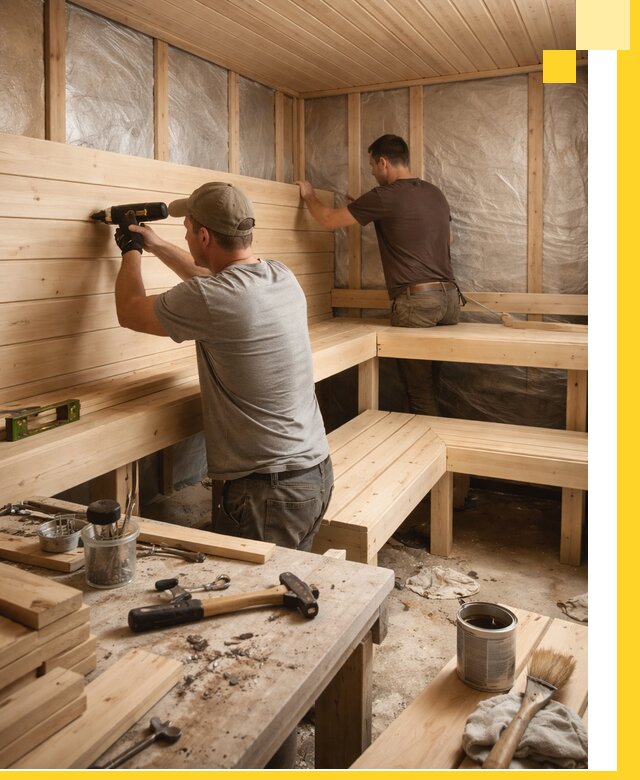 Профессиональная отделка бань и саун под ключ в Владивостоке