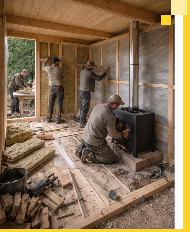 Профессиональный монтаж бань под ключ в Владивостоке для дома