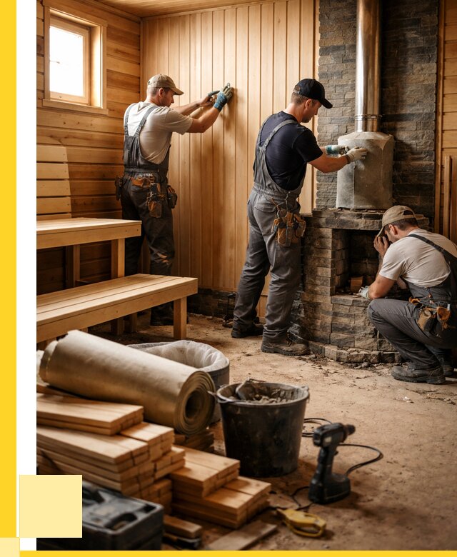 Ремонт бань под ключ в Владивостоке от 45747 р. | ЭриданВлд