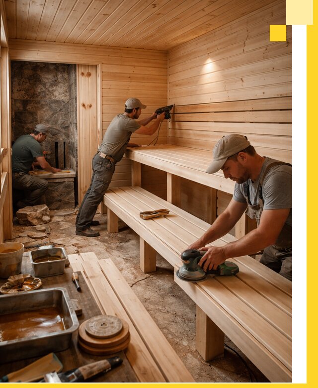 Профессиональная отделка бань в Владивостоке под ключ, с гарантией